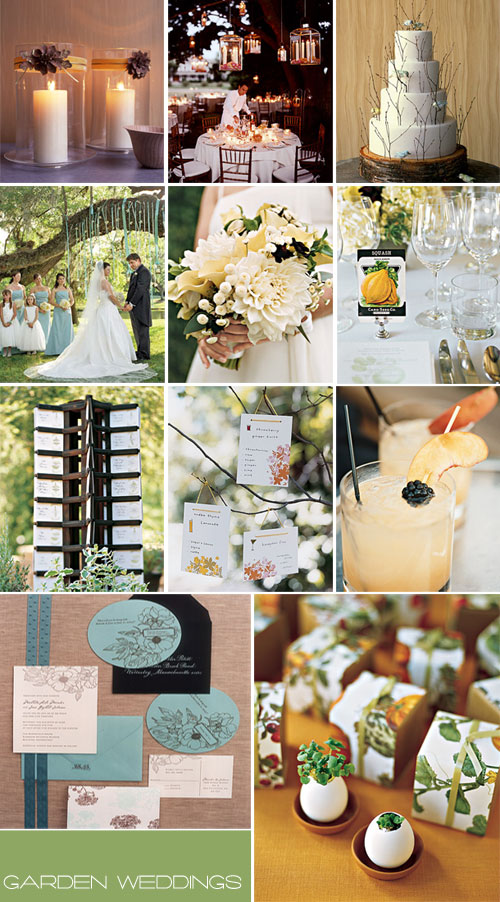 outdoor weddings, garden wedding ideas