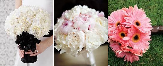 wedding bouquets for julylilies sweat pea bouquetwhite carnations wedding 