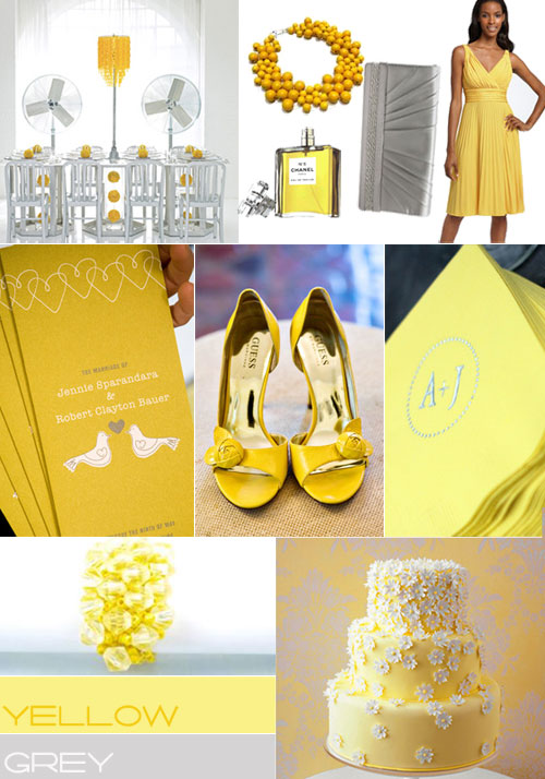 yellow grey wedding ideas yellow silver wedding colours receptions