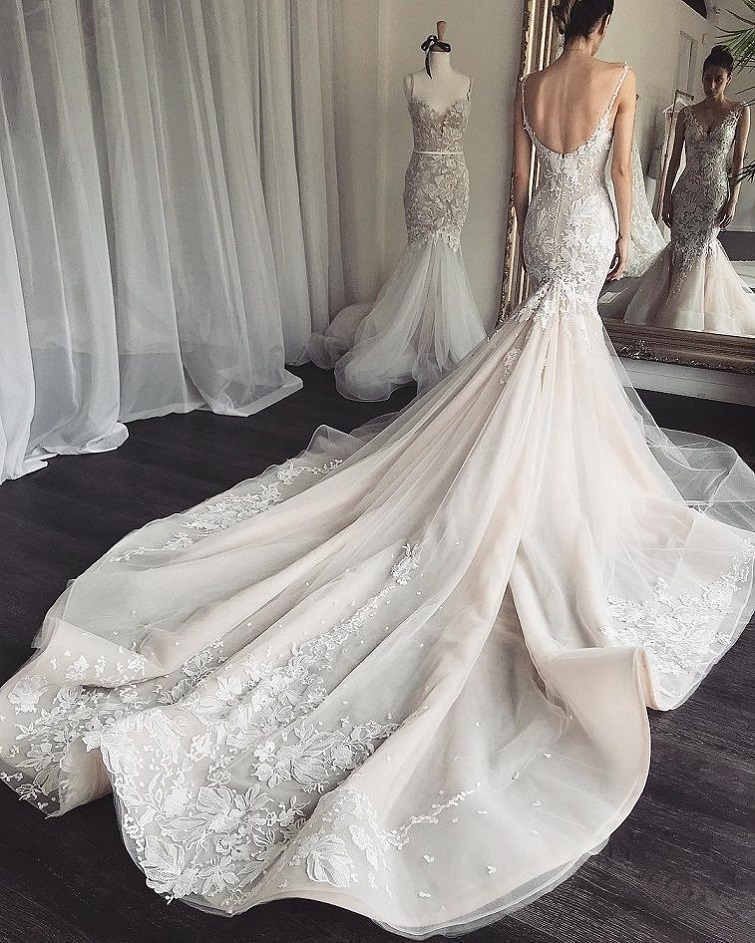mermaid wedding gown,trumpet wedding gown #weddinggown #weddingdress #bridalgown