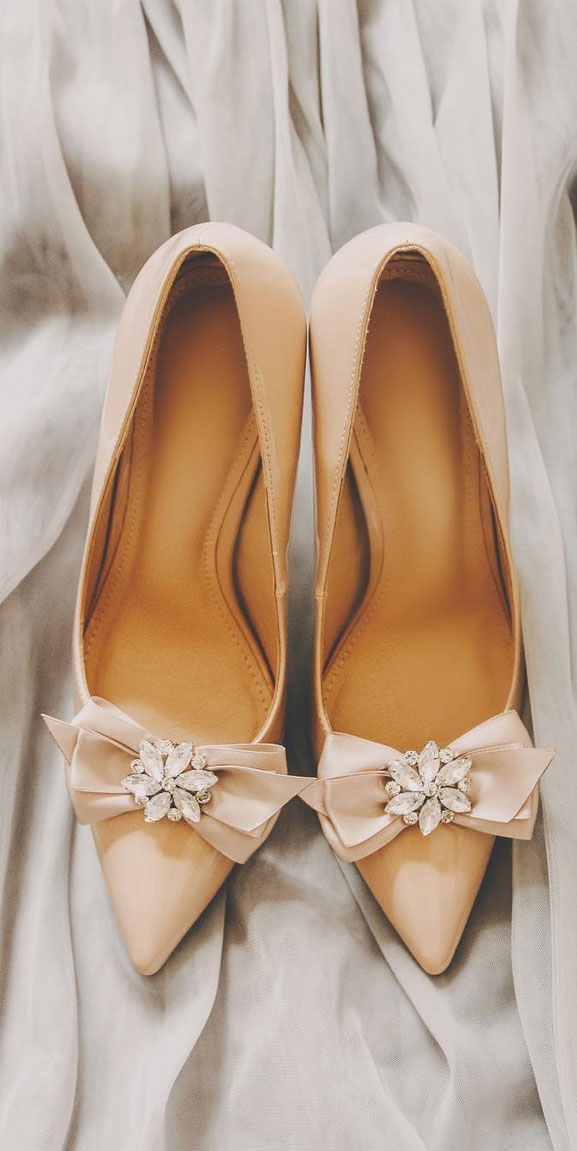 59 High fashion wedding shoes that will never go out of style - bridal shoes ,nude wedding shoes, high heel wedding shoes ,pump wedding shoes #weddingshoes #bridalshoes #shoes 