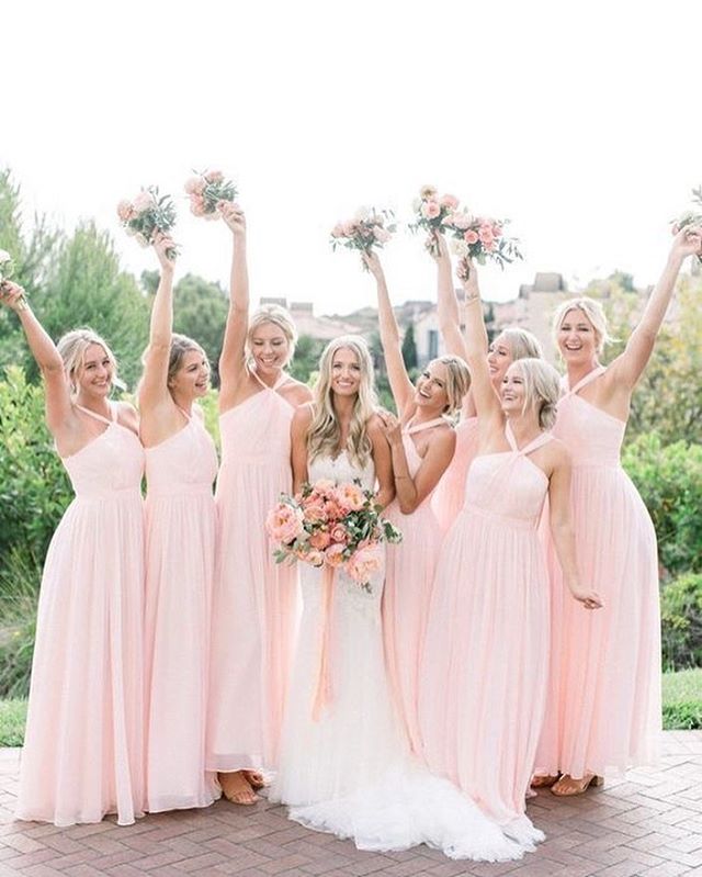 Discover more than 132 pink bridesmaid dresses super hot - seven.edu.vn