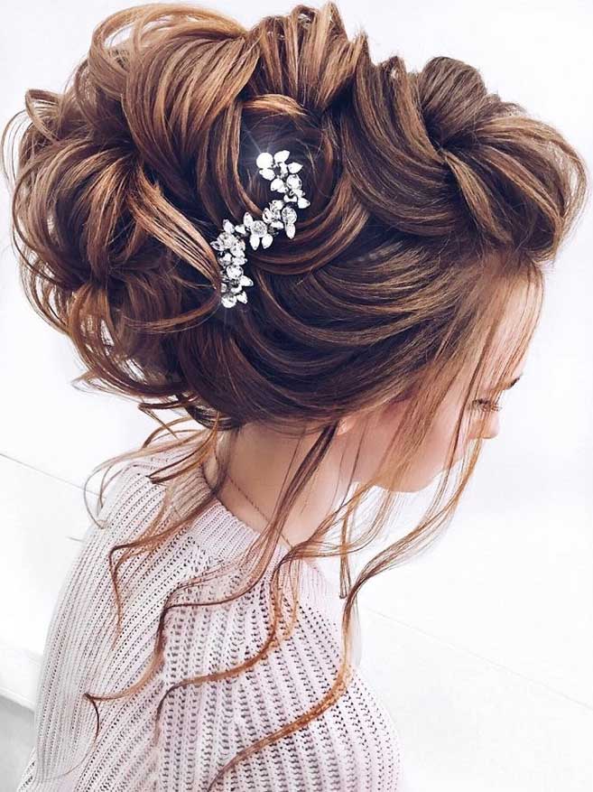 59 Stunning messy updo hairstyles for special occasion