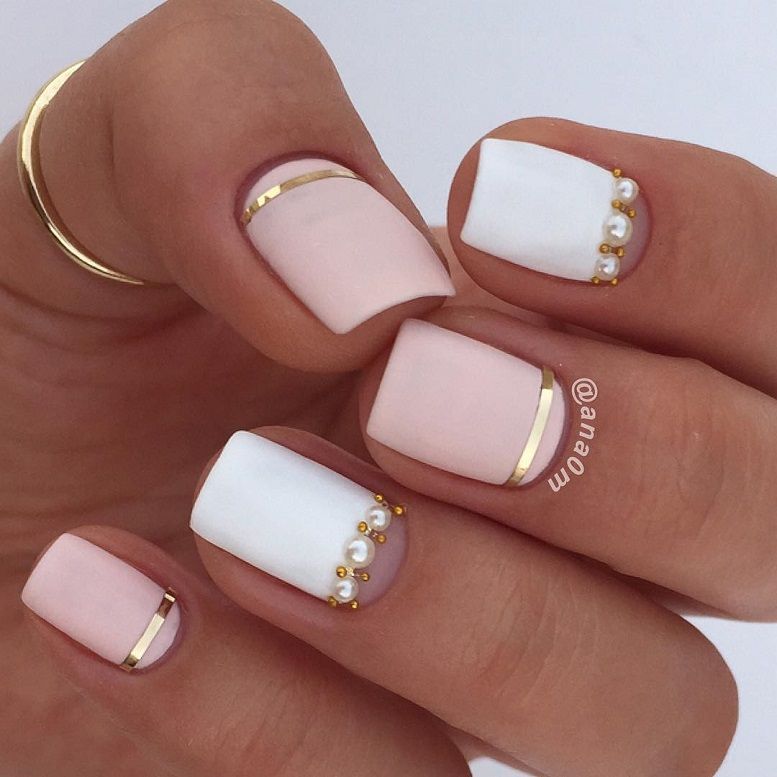  Wedding Nail Designs for Brides, bridal nails 2019,wedding nails bride,wedding nails with glitter, nails for wedding guest