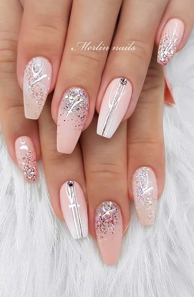 The most stunning wedding nail art designs for a real “wow”