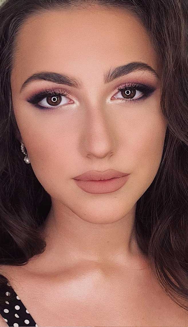 Stunning Bridal Makeup Looks To Inspire :  Makeup Look for Brown Eyes
