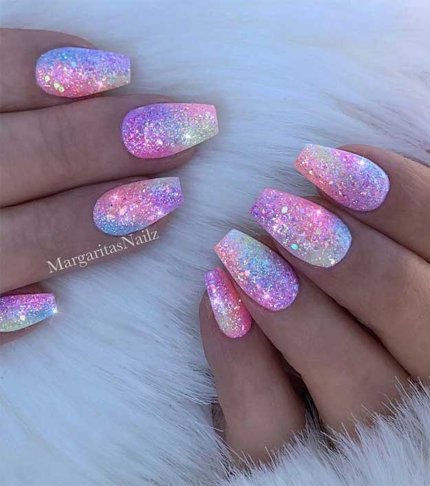 nails with glitter, glitter nails designs, glitter nail designs 2019,pink and silver glitter nails, glitter nail art designs pictures, glitter nails acrylic, glitter nails ombre, glitter nails coffin, glitter nails, glitter nail ideas, glitter nail polish