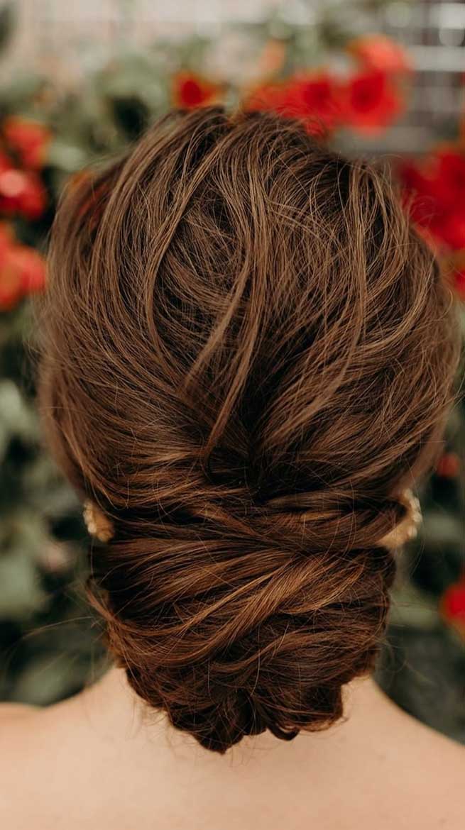romantic bridal hairstyles, hairstyles for weddings long hair, wedding updos with braids, wedding updos, bridal updos , messy updo hairstyles ,hairstyle #hairstyle #weddinghair #updo #upstyle elegant bridal hairstyle , wedding hairstyle, bridal hairstyles , wedding hairstyle for medium hair length , elegant updo for wedding, messy wedding updo hairstyles