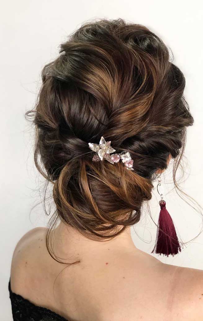 30 Eye-Catching Wedding Bun Hairstyles ❤ Bun hairstyles are the most  popular wedding hairdos. They are good f… | Hair styles, Wedding bun  hairstyles, Bun hairstyles
