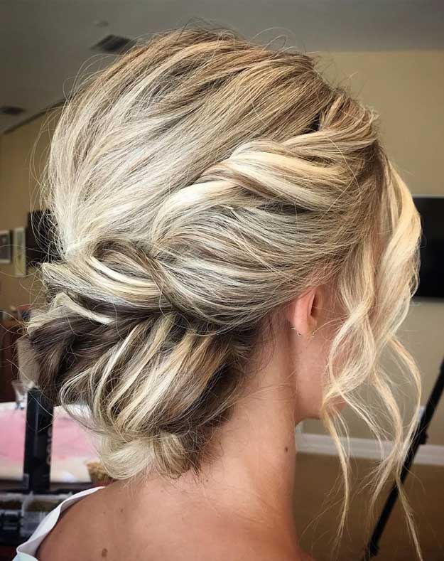 twisted updo hairstyles #hairstyles #updos wedding hairstyles