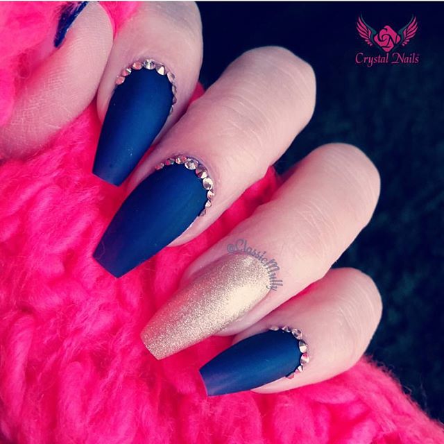 navy blue nail colors, navy blue nails, navy blue nail designs, navy blue nails with glitter, navy blue nails matte, navy blue nails with silver glitter, dark blue nails, winter nails