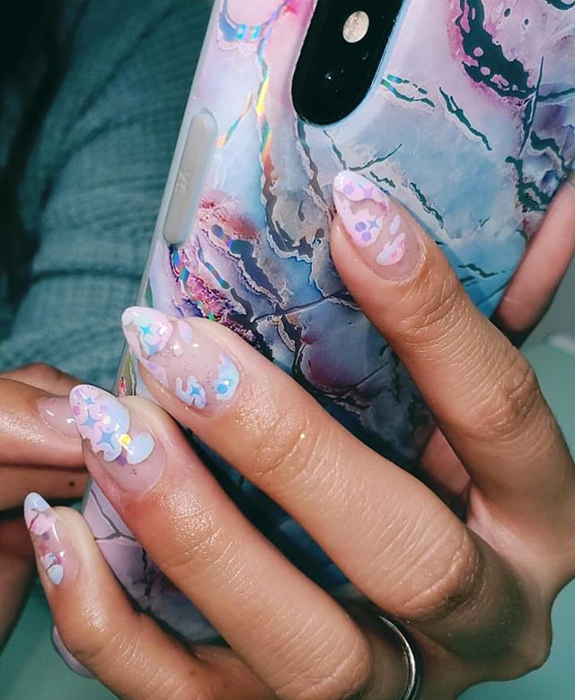The 45 pretty nail art designs that perfect for spring looks 31