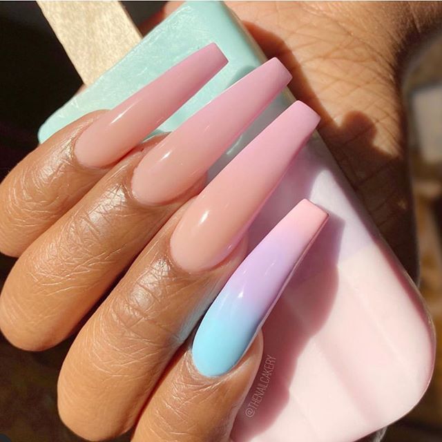 The 45 pretty nail art designs that perfect for spring looks 32