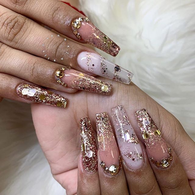 The 45 pretty nail art designs that perfect for spring looks 38