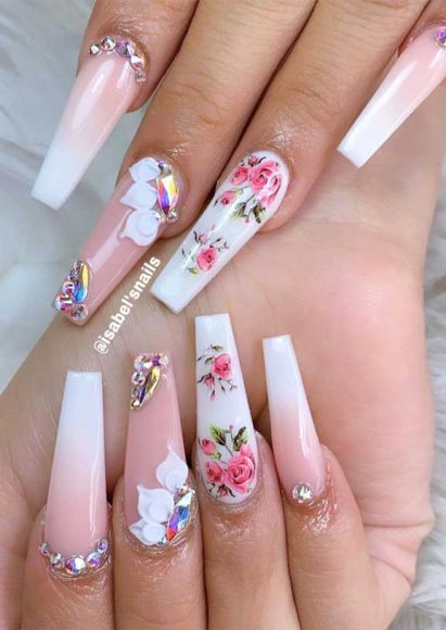 50 Super pretty nail art designs – Dying over these nails! 48
