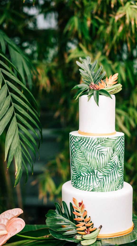 tropical wedding cake, tropical wedding cake flavors, tropical wedding cake topper, wedding cakes, wedding cake, wedding cake ideas, beach wedding cake , beach wedding cakes #weddingcakes #beachweddingcake #tropicalwedding