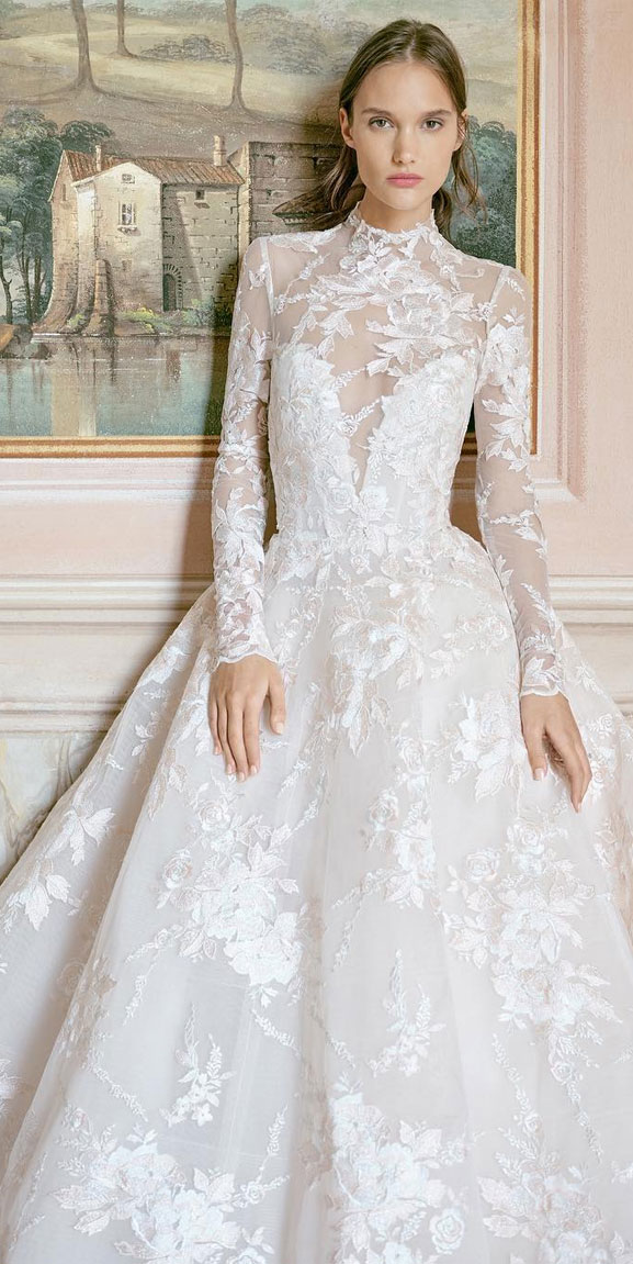 long sleeve wedding dress