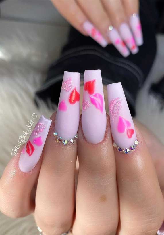 Gorgeous Valentine’s Day Nail Art Designs 17