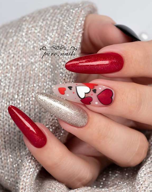 Gorgeous Valentine’s Day Nail Art Designs 19