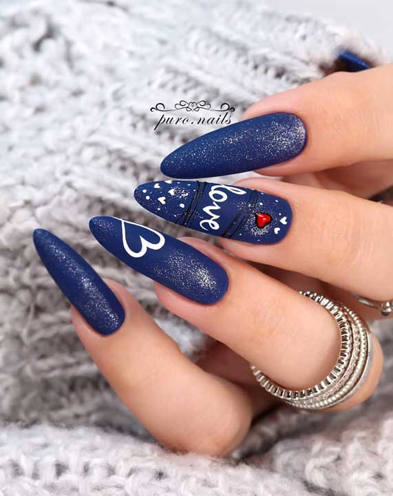 Gorgeous Valentine’s Day Nail Art Designs 20