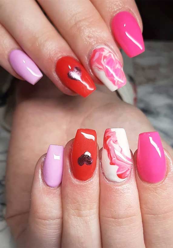 Gorgeous Valentine’s Day Nail Art Designs 3