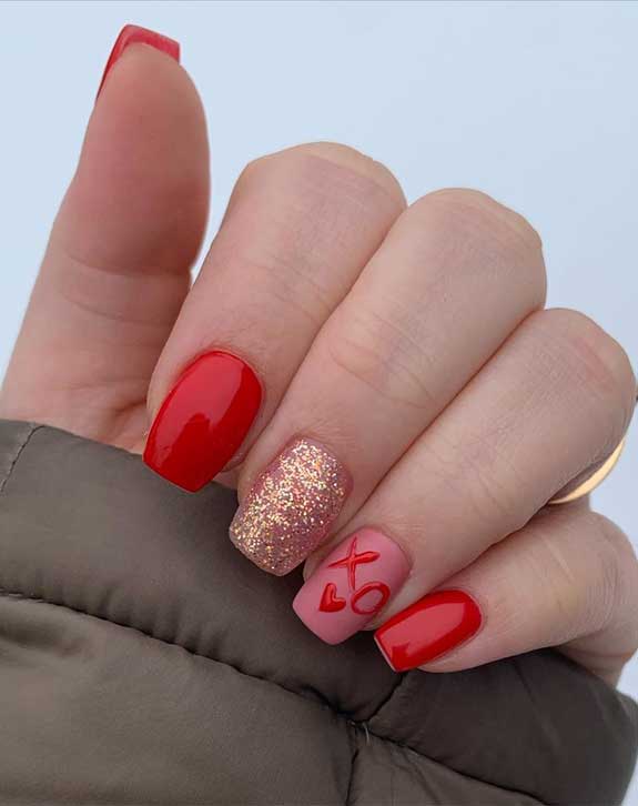 Gorgeous Valentine’s Day Nail Art Designs 5