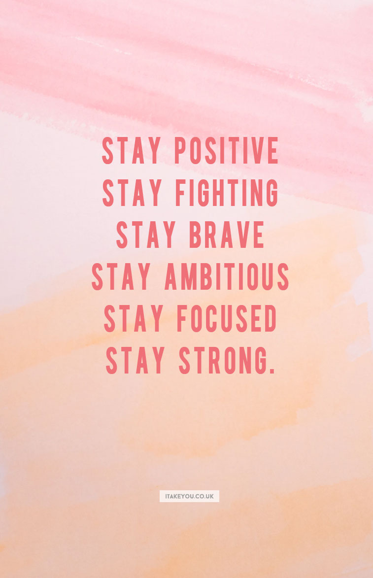 Stay Positive Quotes Tough Times