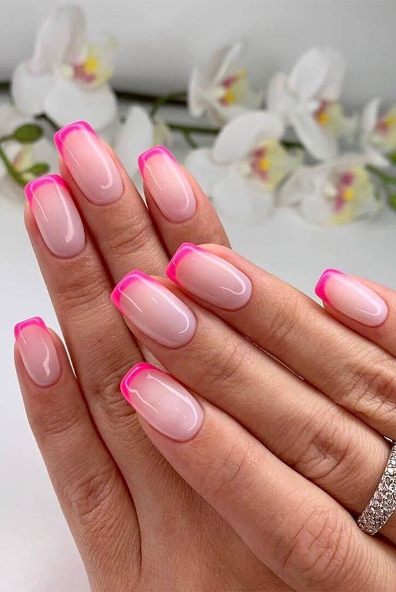 french nails, summer nails , summer nails 2020, summer nails acrylic , summer french nails, bright summer nails, summer nails coffin, cute summer nails 2020, summer nail ideas 2020, summer gel nails 2020, summer nails acrylics, summer nail designs 2020, summer nails colors