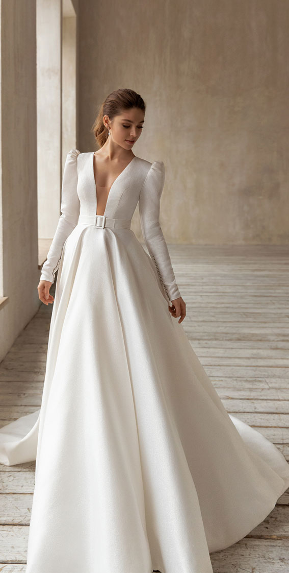 eva lendel wedding dress, eva lendel wedding dresses, eva lendel bridal, eva lendel bridal 2021, elegant wedding dress, long sleeve ball gown wedding dress #wedding #weddinggown #weddingdresses #weddingdress #bridalgown #bride