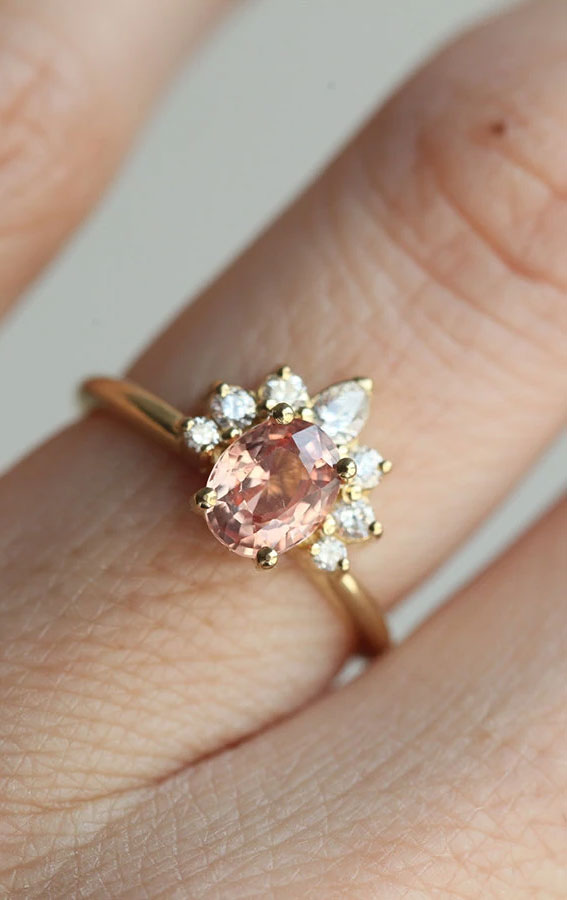 Incredibly Beautiful Engagement Rings in 2020 – Gold Sapphire Ring