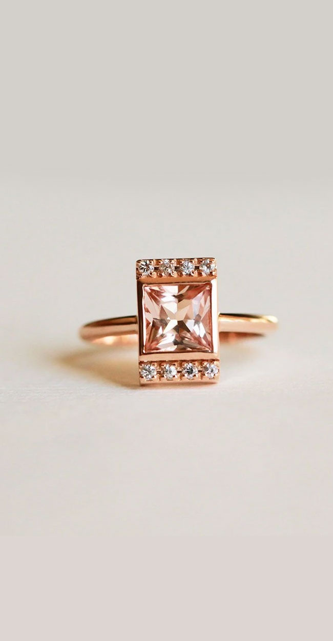 Incredibly Beautiful Engagement Rings in 2020 – Princess Cut Engagement Ring