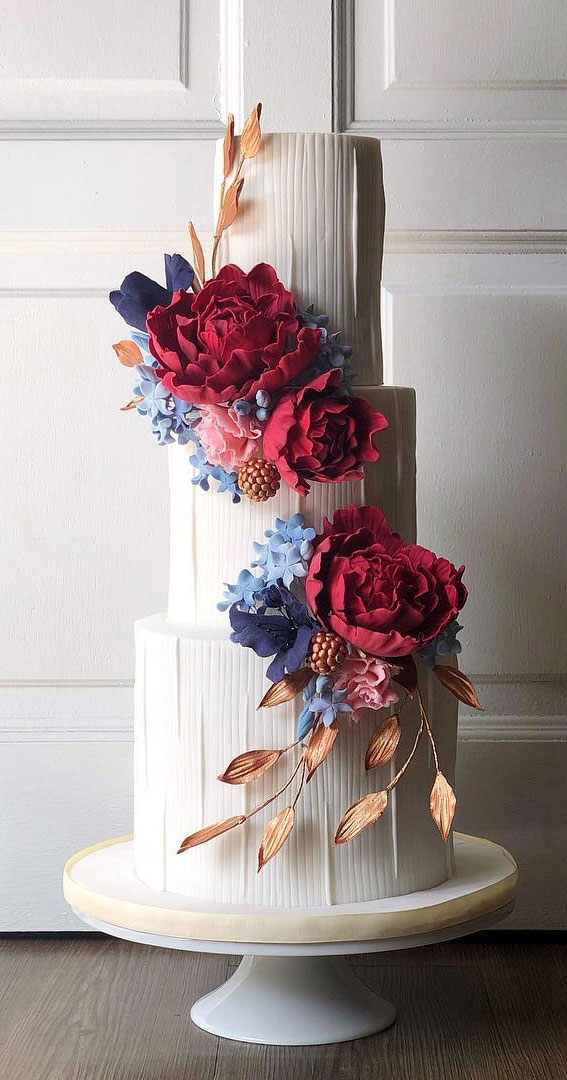 The Most Beautiful Art Of Cakes – Wedding Cakes Inspired by Works of Art : Pure white