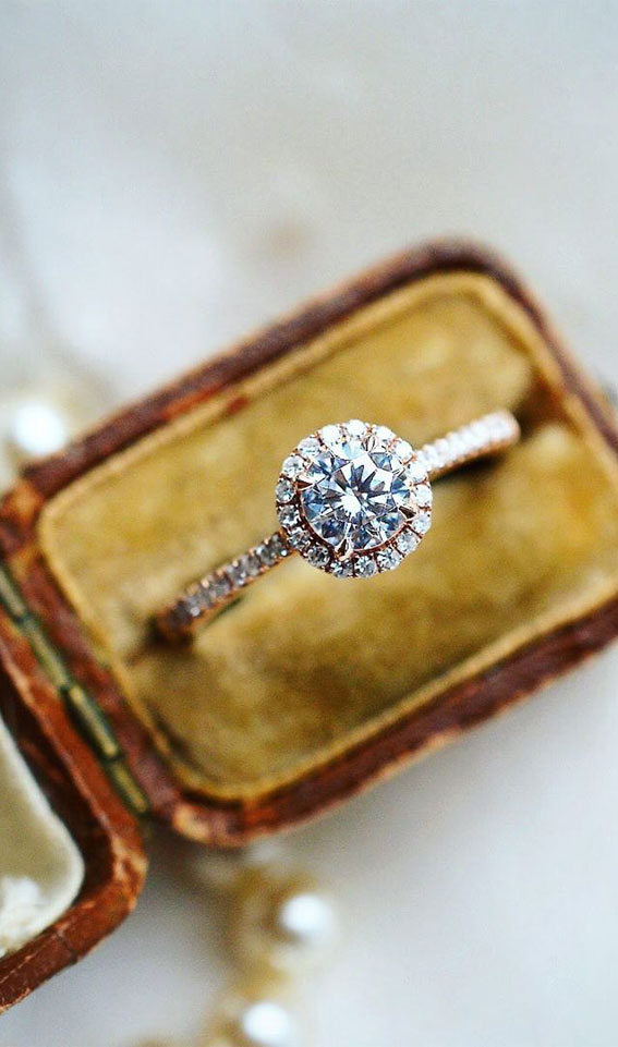 44 Insanely Gorgeous Engagement Rings – Pretty in Halo