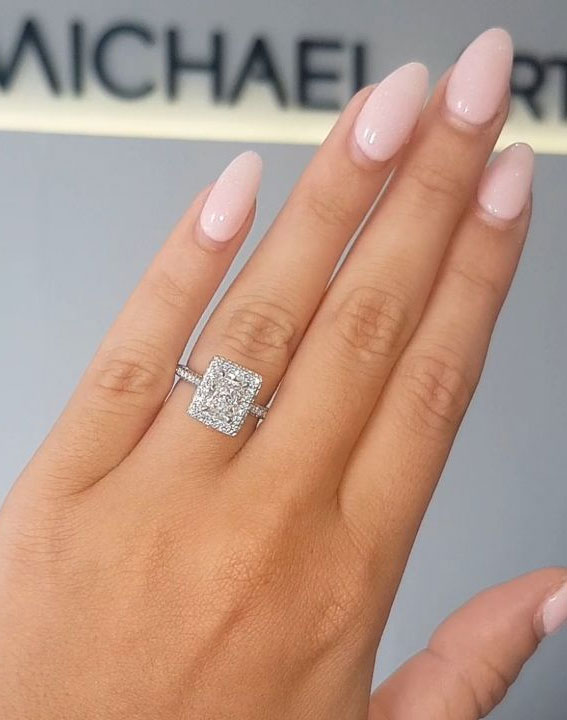 44 Insanely Gorgeous Engagement Rings – Halo & Cushion Cut
