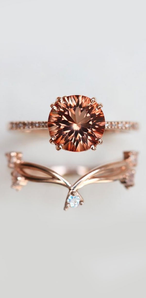 44 Insanely Gorgeous Engagement Rings – Sunstone