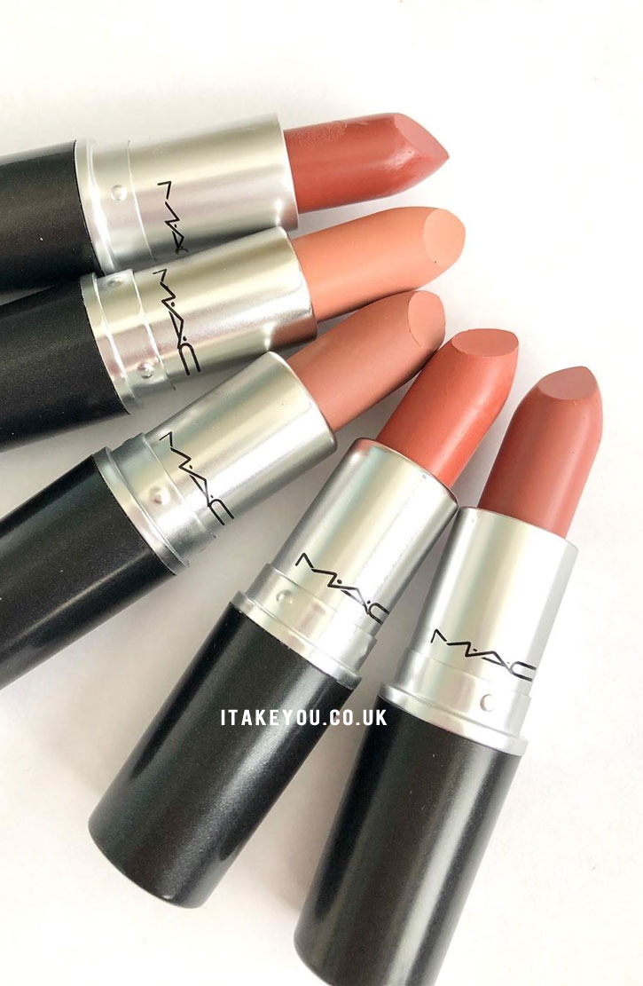 5 Mac Lipsticks in Neutral Shades