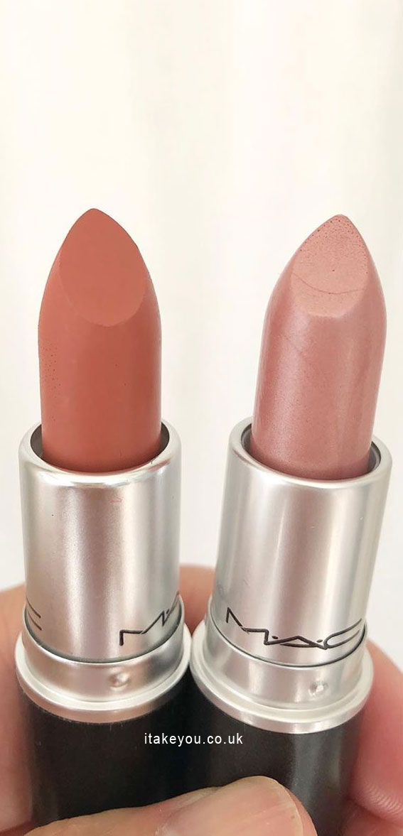 Kinda Sexy vs Politely Pink Mac Lipstick
