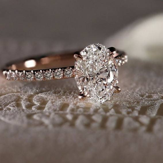 54 Popular Styles of Engagement Rings : Sleek and modern 1.67cts