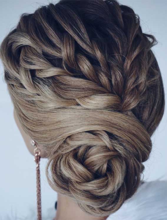 updo twisted details, updo hairstyles for weddings, updo for wedding guest, wedding updos for medium length hair, wedding updo hairstyles for black hair, wedding hairstyles for long hair, elegant wedding hairstyles,wedding updos with braids, brunette wedding hair updos