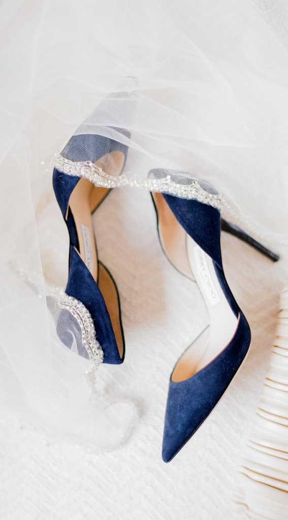 59 High fashion wedding shoes that will never go out of style – Blue Velvet