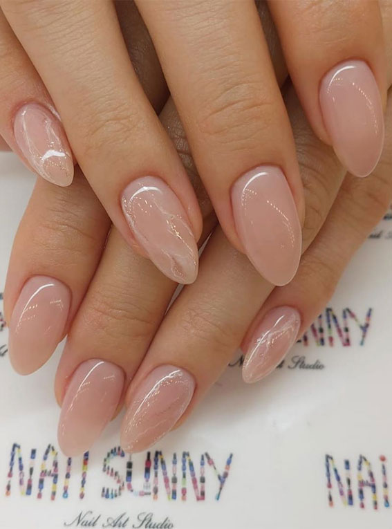 wedding nails, neutral nails, neutral nails with glitter, neutral nails for work, neutral nailscoffin, neutral nailsacrylic, neutral nail designs, neutral nail designs 2020, neutral nail colors, neutral nails 2020 #nails #neutralnails