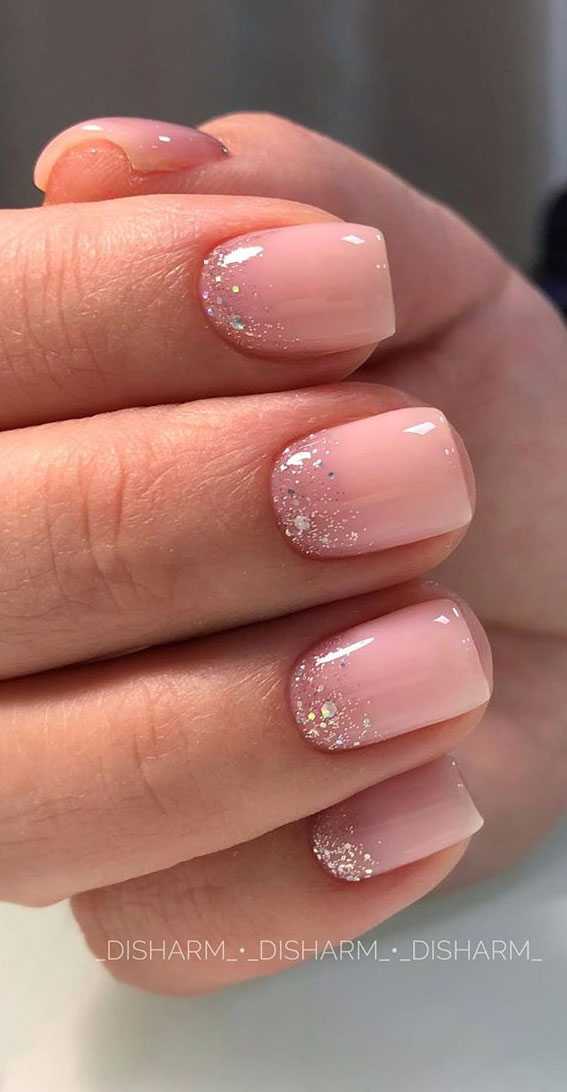 wedding nails, neutral nails, neutral nails with glitter, neutral nails for work, neutral nailscoffin, neutral nailsacrylic, neutral nail designs, neutral nail designs 2020, neutral nail colors, neutral nails 2020 #nails #neutralnails