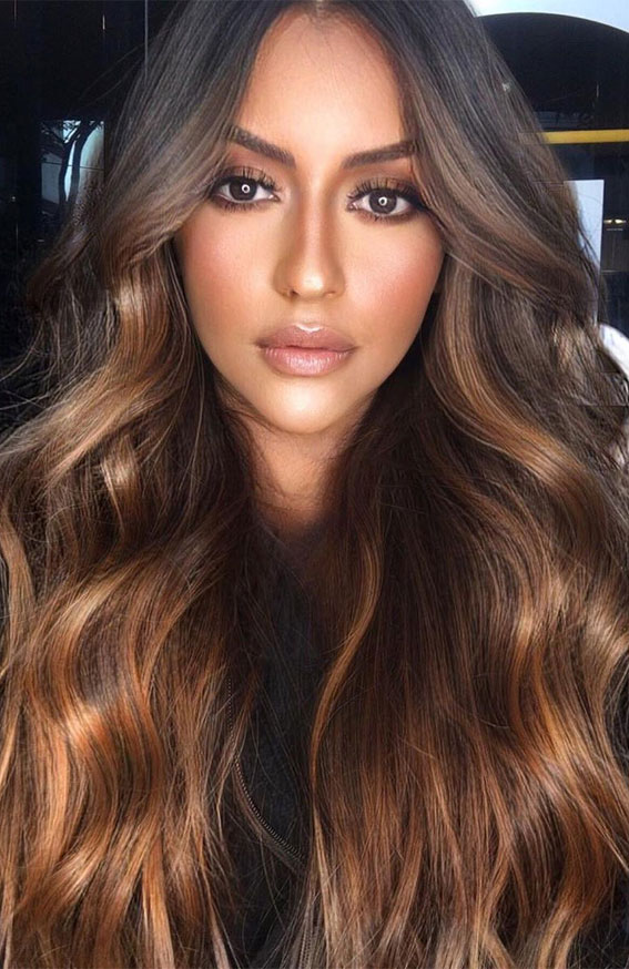 44 The Best Hair Color Ideas For Brunettes – Caramel Flawless