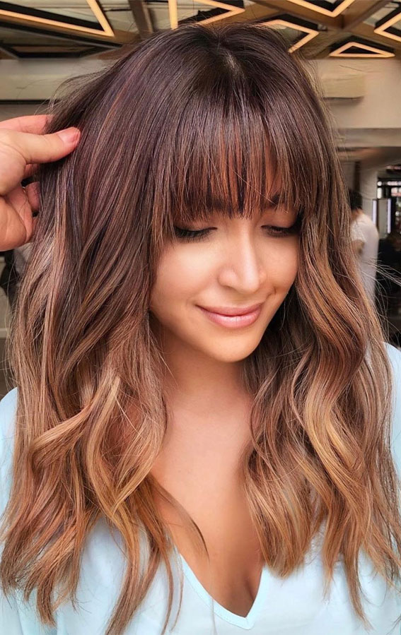 fall hair color ideas, autumn hair colours , hair color ideas, hair colour ideas, hair color for brunette, hair color trends #haircolor #fallhaircolor #brunettehair