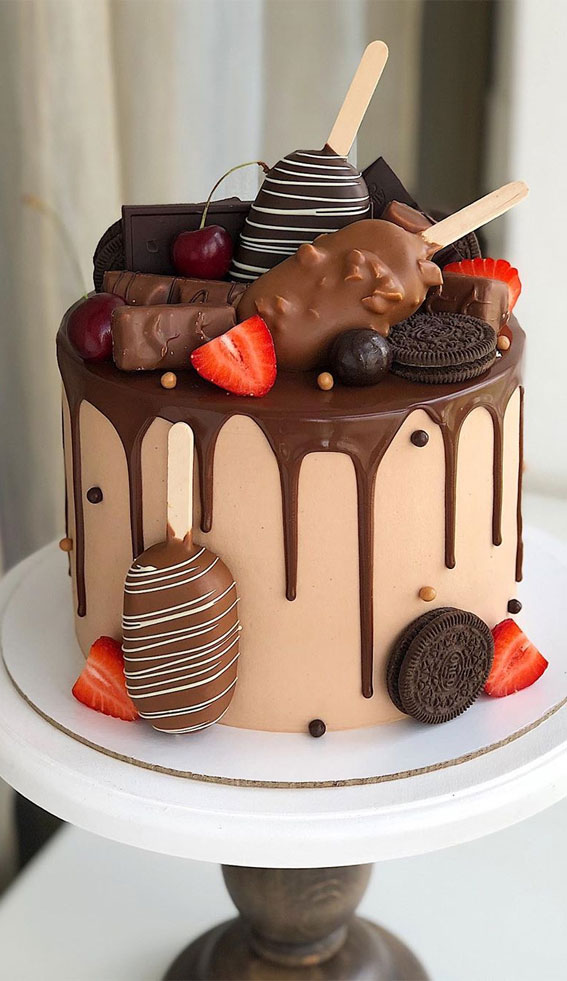37 Pretty Cake Ideas For Your Next Celebration : Scrumptious chocolate Cake
