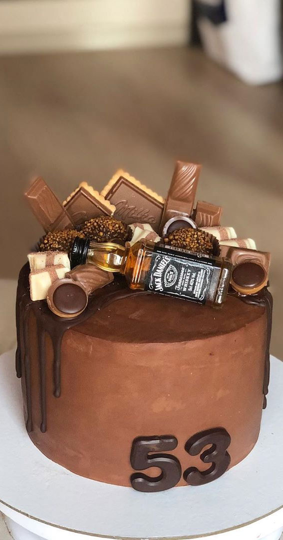 37 Pretty Cake Ideas For Your Next Celebration : Birthday Cake for Adult