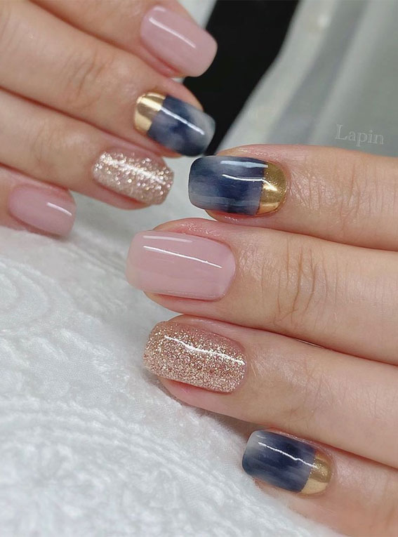 bridal nails, wedding nails, pink nude nail design, french nail designs, nail designs #naildesigns #nailart