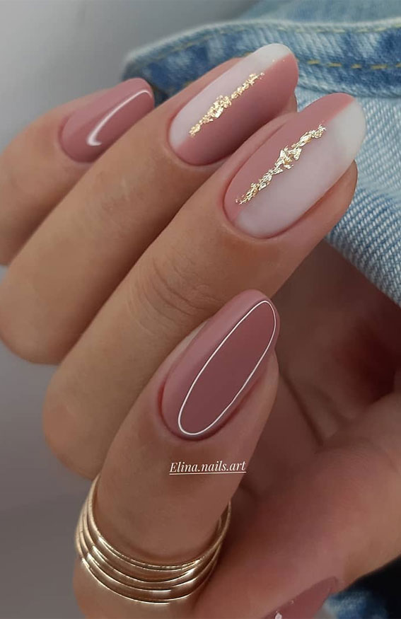 Nail Art Ideas Pink And White 