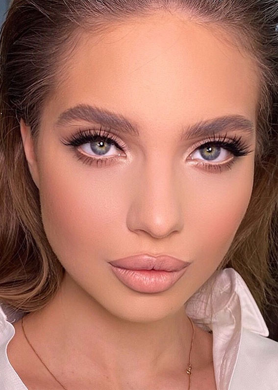 49 Incredibly Beautiful Soft Makeup Looks For Any Occasion : Soft Neutral