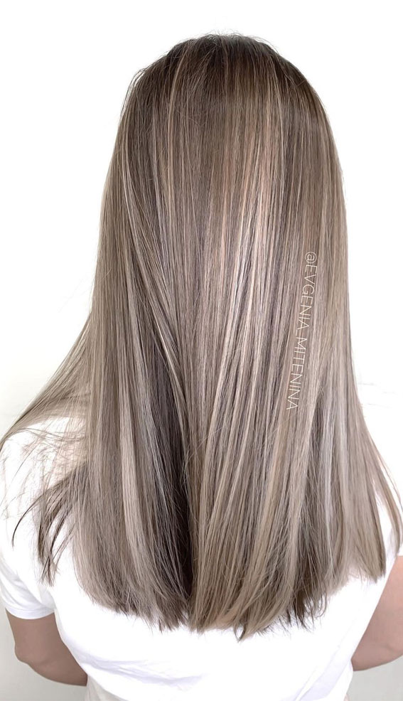 57 Cute Autumn Hair Colours and Hairstyles : Blonde balayage